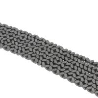 Las Perlas De Hematites Sin Magnético, Hematita no magnética, chapado, Bricolaje, gris, 5*5mm, agujero:aproximado 0.5mm, aproximado 100PCs/Sarta, Vendido por Sarta