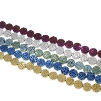 Perles hématite non-magnétique, hématite non magnétique, Plat rond, Placage, DIY, plus de couleurs à choisir Environ 1mm Vendu par brin