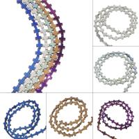 Perles hématite non-magnétique, hématite non magnétique, croix, Placage, DIY, plus de couleurs à choisir Environ 1mm, Environ Vendu par brin