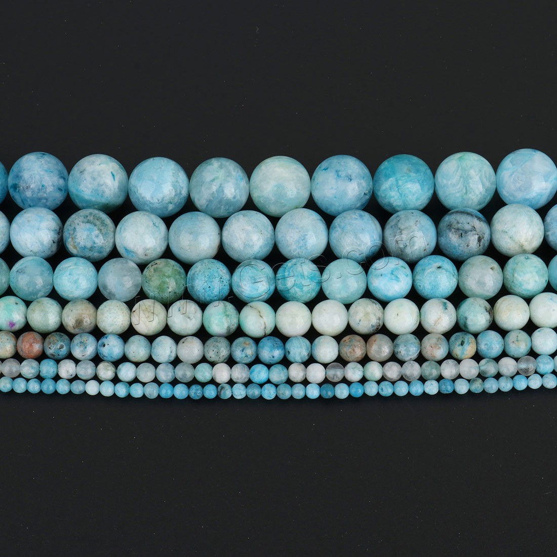 Hemimorphite Beads, Round, different size for choice, blue, Length:Approx 15.5 Inch, Sold By Strand
