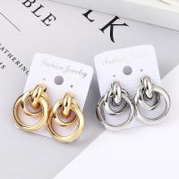 Zinc Alloy Stud Earring, stainless steel post pin, plated, for woman 32mm 