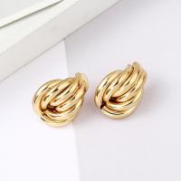 Zinc Alloy Stud Earring, stainless steel post pin, plated, for woman 29mm 