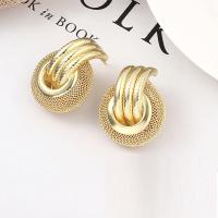 Zinc Alloy Stud Earring, stainless steel post pin, plated, for woman 34mm 