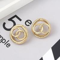 Zinc Alloy Stud Earring, stainless steel post pin, plated, for woman 31mm 