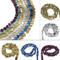 Perles hématite non-magnétique, hématite non magnétique, Placage, DIY, plus de couleurs à choisir, 10*5mm Environ 1.5mm, Environ Vendu par brin