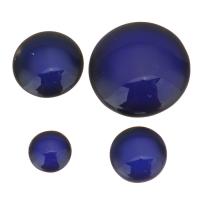 Синтетическое стекло кабошон, ювелирные изделия моды & разный размер для выбора, голубой, продается PC