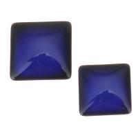 Synthetic Glass Cabochon, fashion jewelry blue 