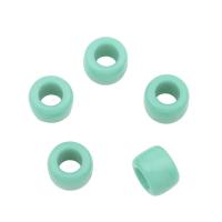 Acrylic Jewelry Beads, large hole, green Approx 4mm, Approx 