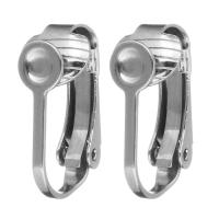 Stainless Steel Clip On Earring Finding, original color 3mm [