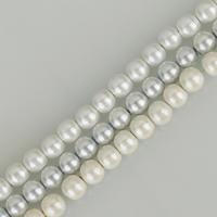 Hematite Beads, Round, white, 6mm Approx 16.5 Inch 