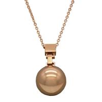 Stainless Steel Jewelry Necklace, with 1.96lnch extender chain, Round, plated, Unisex & oval chain Approx 16.5 Inch 