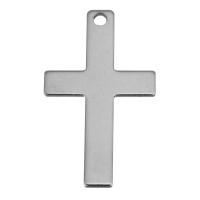 Нержавеющая сталь крест подвески, нержавеющая сталь, Kресты, оригинальный цвет отверстие:Приблизительно 2.5mm, продается PC