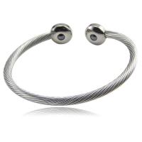 Stainless Steel Cuff Bangle, plated, Unisex 12mm, Inner Approx 60mm 