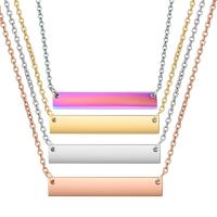 Stainless Steel Jewelry Necklace, with 5cm extender chain, plated, fashion jewelry & Unisex 1.5mm Approx 17.7 Inch 