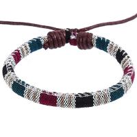 Linen Bracelet, fashion jewelry & for man Approx 6.6 Inch 
