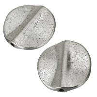 Zinc Alloy Jewelry Beads, silver color Approx 1.6mm 