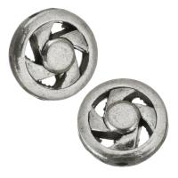 Zinc Alloy Hollow Beads, silver color Approx 1.5mm 