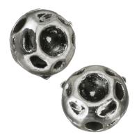 Enamel Zinc Alloy Beads, silver color 2.5mm Approx 2mm 