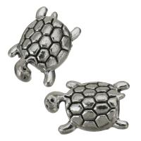 alliage de zinc perle à grand trou, tortue, argent Environ 4.5mm, Vendu par PC