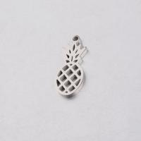 Stainless Steel Hollow Pendant, Pineapple, DIY, original color, 20*8.3mm Approx 1.4mm 