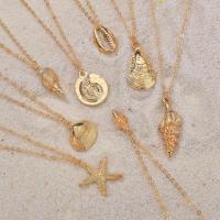 Zinc Alloy Necklace, with 5cm extender chain, gold color plated, for woman 