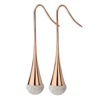 Stainless Steel Drop Earring, 316L Stainless Steel, plated, for woman 