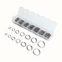 Stainless Steel Jewelry Finding Set, plated, DIY, silver color 
