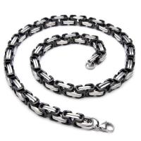 Titanium Steel Jewelry Necklace, fashion jewelry & for man 8mm Inch 