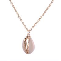 Shell Zinc Alloy Necklace, with Shell & for woman Inch, 2 Inch 