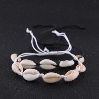 Shell Bracelet, with Cotton Cord, for woman .5 Inch, 2.4 Inch 