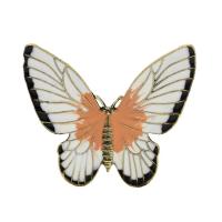 Bijoux broche en Zinc alliage , alliage de zinc, avec émail, papillon, Placage, bijoux de mode & pour femme Vendu par PC