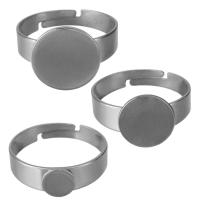 Stainless Steel Pad Ring Base original color, US Ring 