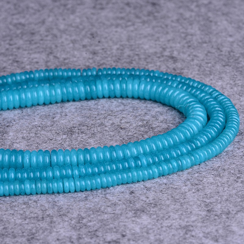 Blue Chalcedony Bead, polished, DIY & different size for choice, blue, Length:Approx 15 Inch, Sold By Strand