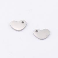 Brass Heart Pendants, plated, DIY 7.5*10mm Approx 1mm 