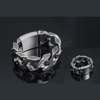 Acier titane bracelet, poli, bijoux de mode & pour homme, 31.8mm .2 pouce, Vendu par PC