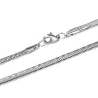 Titanio collar de cadena de acero, Partículas de acero, unisexo & diverso tamaño para la opción, Vendido por UD