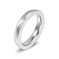 Titanium Steel Finger Ring, fashion jewelry & Unisex 3.5mmx6.2mm 