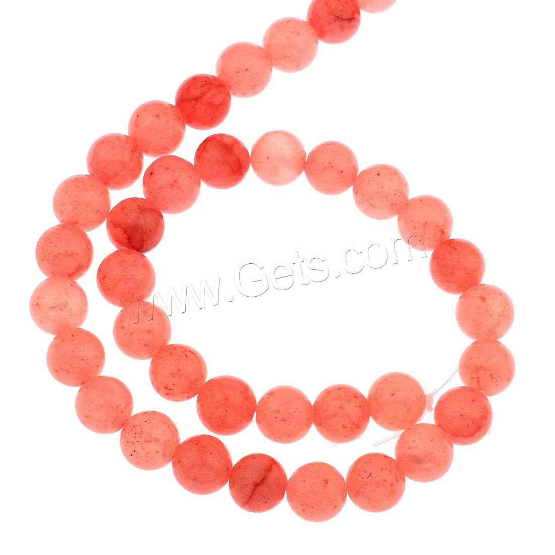 Dyed Marble Beads, Round, different size for choice, more colors for choice, Hole:Approx 1mm, Sold By Bag