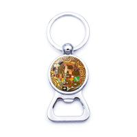 Zinc Alloy Bottle Opener, with Glass Gemstone, silver color plated, time gem jewelry & Unisex 83mm 