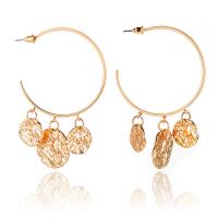 Zinc Alloy Drop Earring, plated, fashion jewelry & for woman 45*72mm 