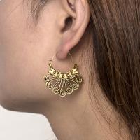 Zinc Alloy Drop Earring, plated, fashion jewelry & for woman 34*39mm 