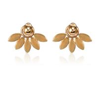 Zinc Alloy Stud Earring, stainless steel post pin, plated, fashion jewelry & for woman 26*16mm 