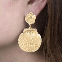 Zinc Alloy Drop Earring, stainless steel post pin, plated, for woman 33*60mm 