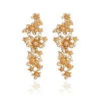 Zinc Alloy Drop Earring, plated, fashion jewelry & for woman 35*90mm 
