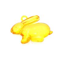 Acrylic Jewelry Pendant, Rabbit, injection moulding Approx 1mm, Approx 