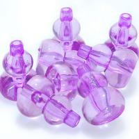 Acryl Schmuck Perlen, Kalebasse, Spritzgießen, gemischte Farben, 25x34mm, ca. 120PCs/kg, verkauft von kg