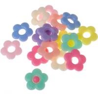 Perles Acrylique Spacer , fleur, moulage par injection, plus de couleurs à choisir, 19mm Environ 3mm, Environ Vendu par sac
