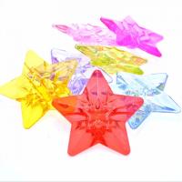 Acrylic Jewelry Beads, Star, injection moulding Approx 1mm, Approx 