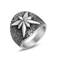 Titanium Steel Finger Ring, fashion jewelry & Unisex 21.2mmx4.7mm 