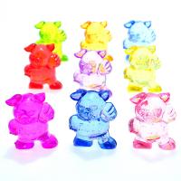 Acrylic Jewelry Beads, Pig, injection moulding Approx 1mm, Approx 